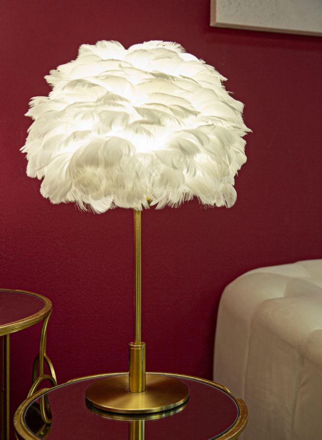LAMPADA DA TAVOLO BOULE PLUME CM ? 30X50
