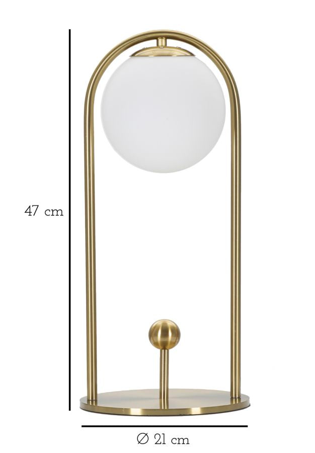 LAMPADA DA TAVOLO GLAMY ARC -A- CM ? 21X47