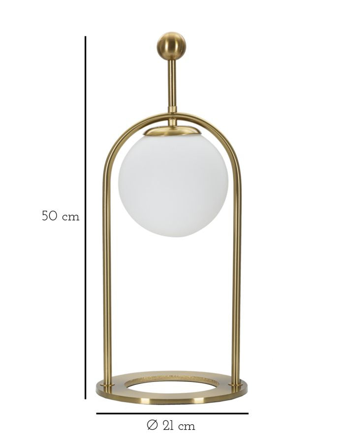 LAMPADA DA TAVOLO GLAMY ARC -B- CM ? 21X50
