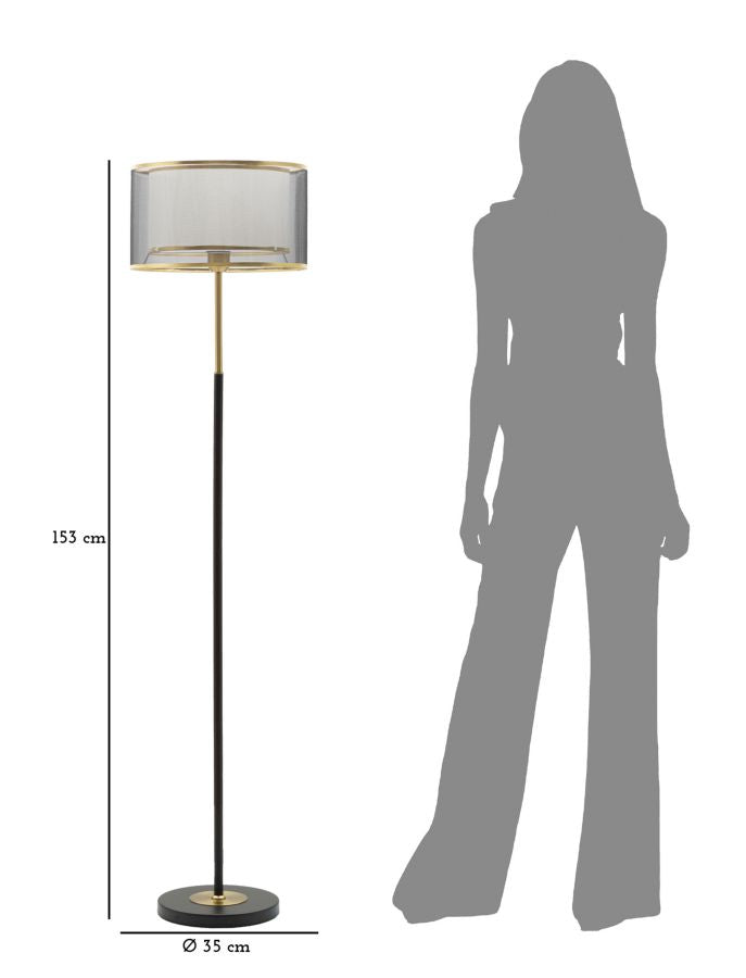 LAMPADA DA TERRA NIVEAUX CM ? 35X153