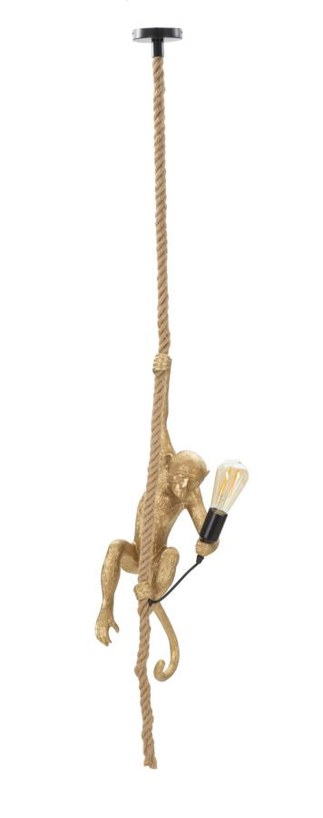 LAMPADARIO SINGE ORO CM 27X32X60