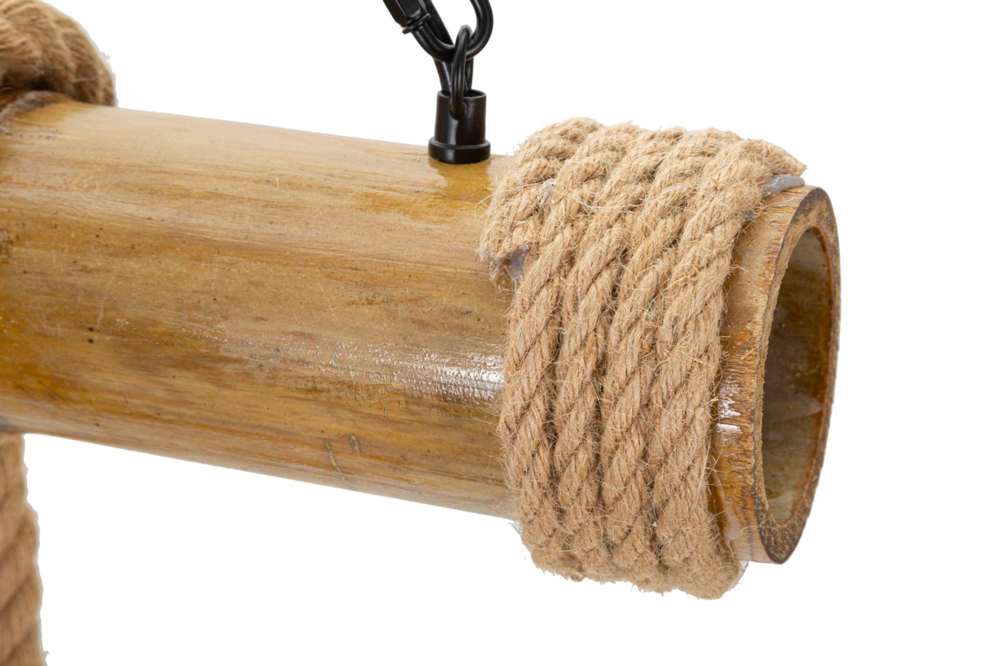 LAMPADARIO BAMBOU/CORDE CM 80X15X120