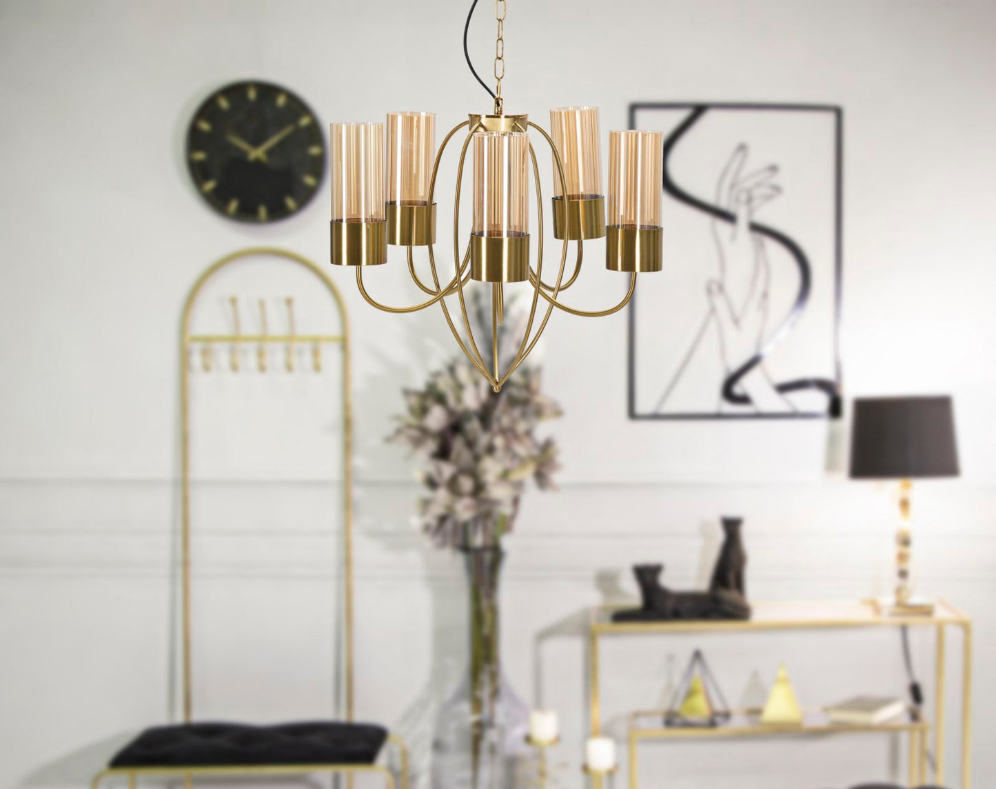 LAMPADARIO VERSAILLES 5 LUCI CM ? 80X103