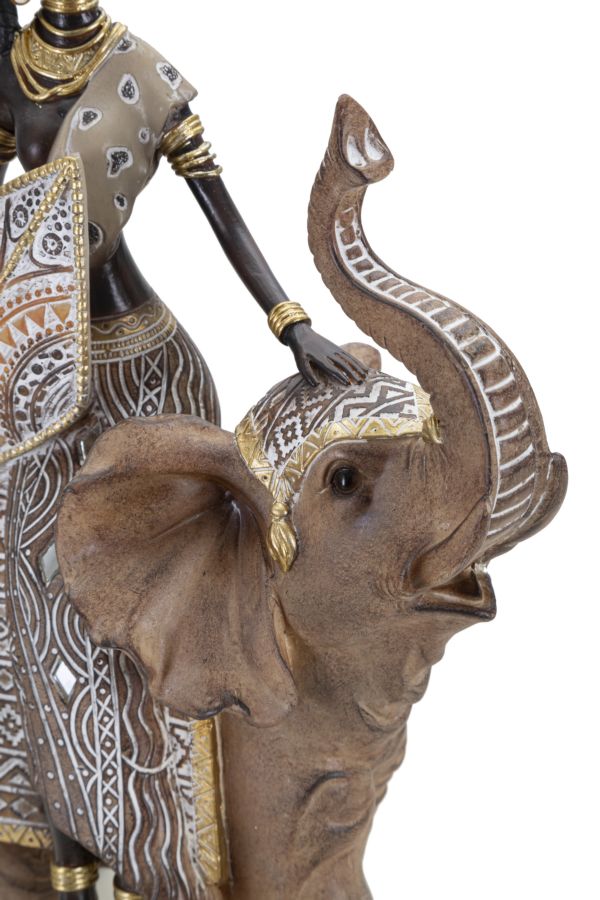 MASAI TRIBAL C/¨¦L¨¦FANTE CM 22,5X12X32,5