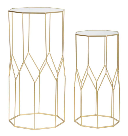 P/TELEFONO NOUVEAU VERRE COPPIA CM 50X46X100-40X37X80