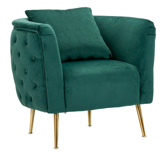 POLTRONA BUCAREST VERT CM 76X74X73
