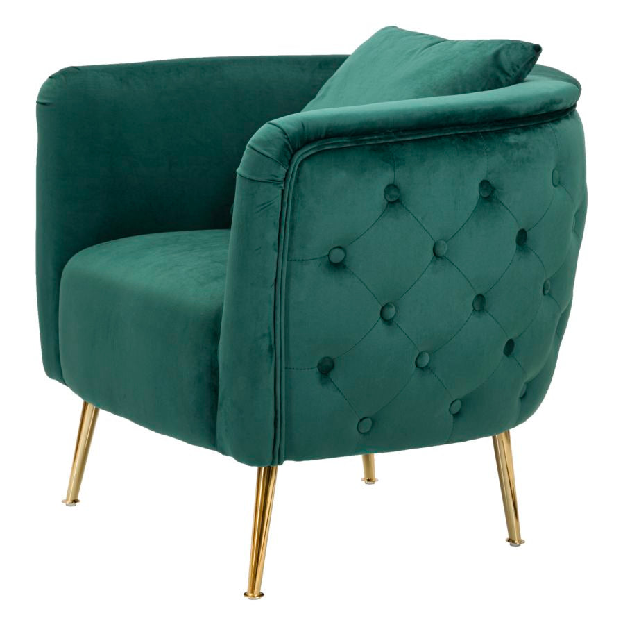 POLTRONA BUCAREST VERT CM 76X74X73