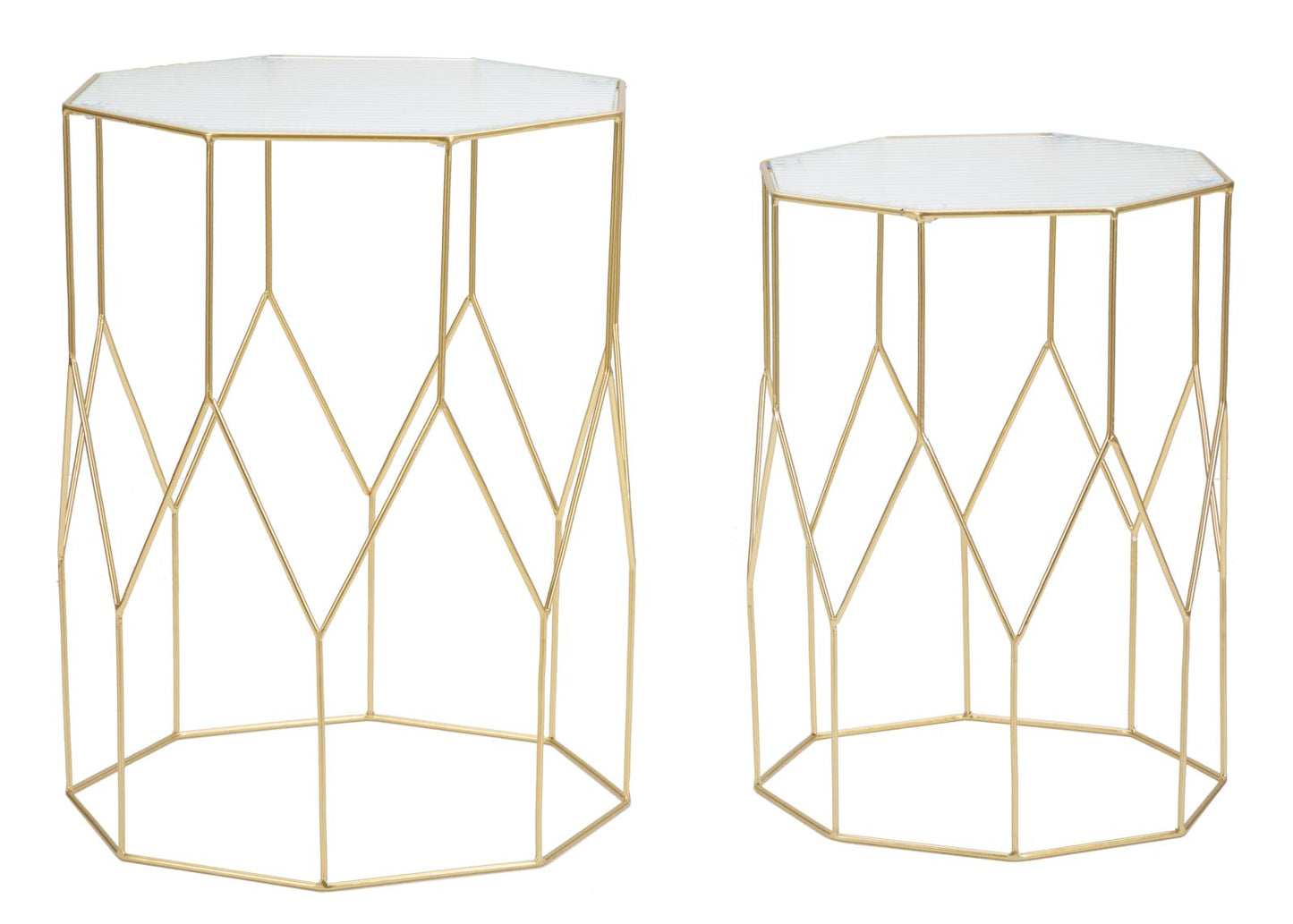 TAVOLINETTI NOUVEAU VERRE COPPIA CM ? 37X47-31X42