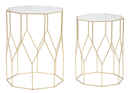 TAVOLINETTI NOUVEAU VERRE COPPIA CM ? 37X47-31X42