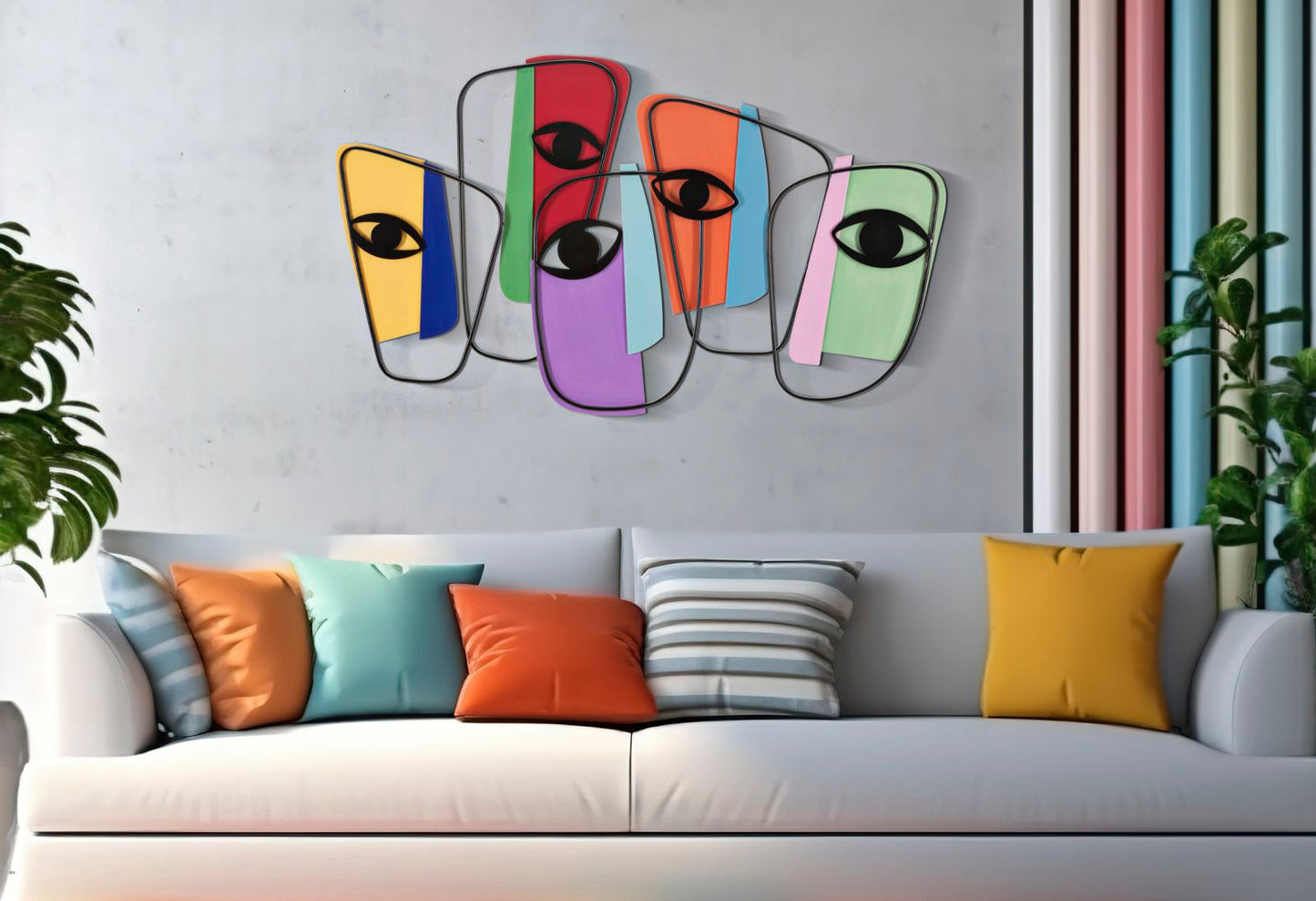 PANNELLO DA MURO YEUX -B- CM 120X2X72