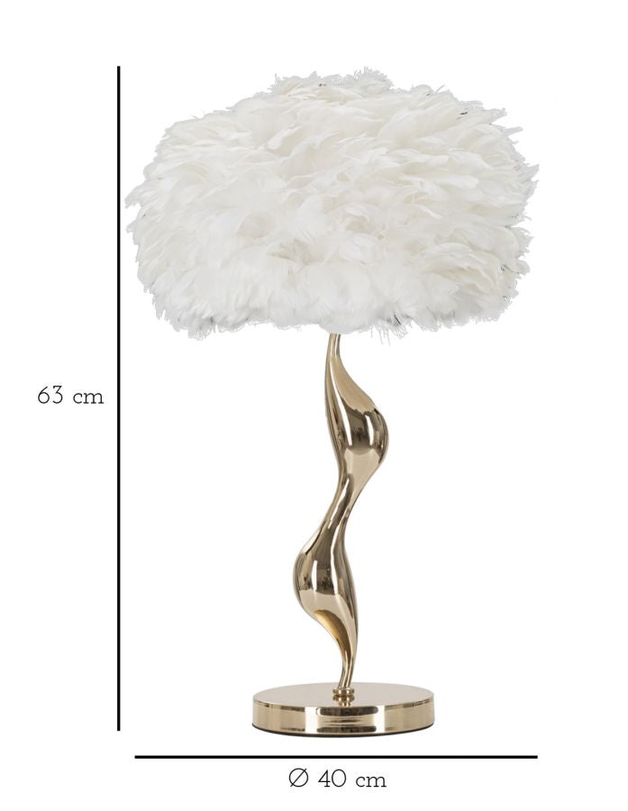 LAMPADA DA TAVOLO SLIM BIANCO CM ? 40X63
