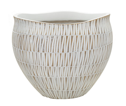 CACHEPOT R¨¦SINE STIKY CM ? 30,5X24,5