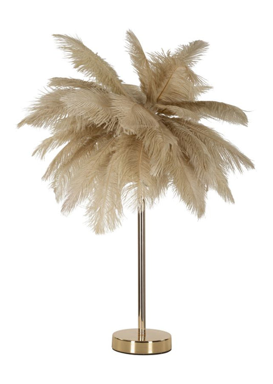 LAMPADA DA TAVOLO PALM CAMMELLO CM ? 55X60
