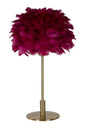 LAMPADA DA TAVOLO BOULE PLUME BORDEAUX CM ? 30X50