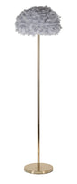 LAMPADA DA TERRA PLUMES SLIM GRIGIA CM ? 43X170