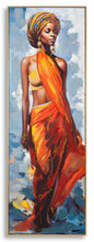 DIPINTO SU TELA C/CORNICHE DAPHNE -A- CM 52X4,5X152