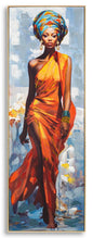 DIPINTO SU TELA C/CORNICHE DAPHNE -B- CM 52X4,5X152
