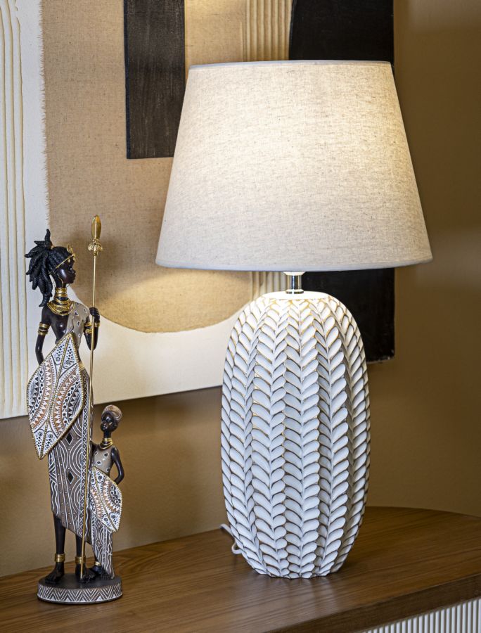 LAMPADA DA TAVOLO FEUILLE DE R¨¦SINE CM ? 35X65