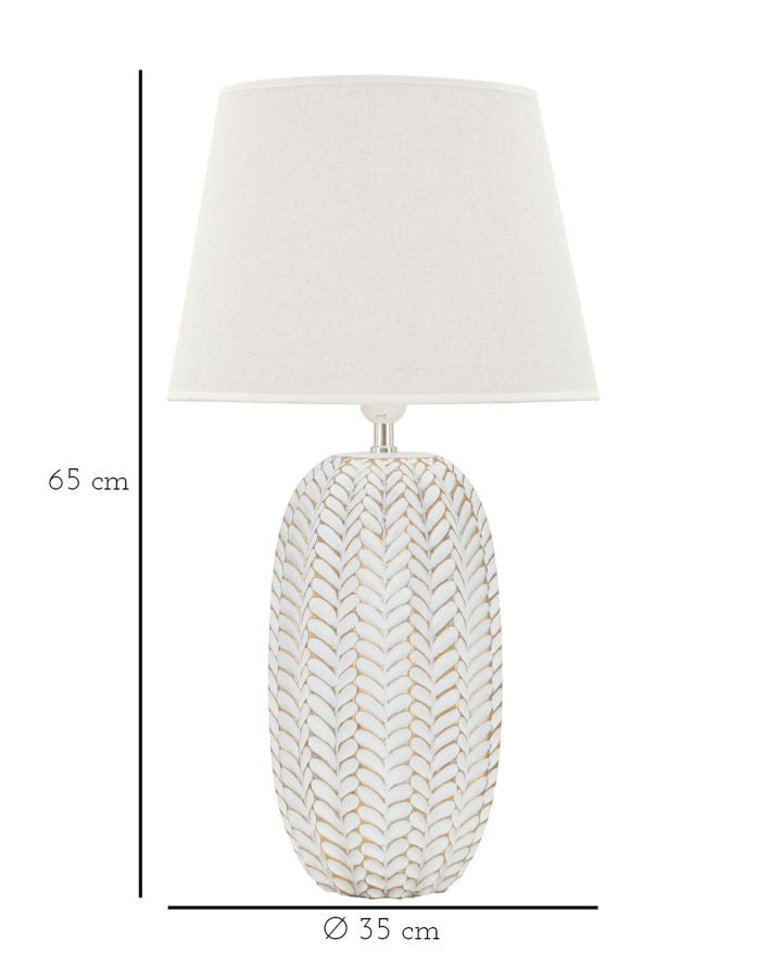 LAMPADA DA TAVOLO FEUILLE DE R¨¦SINE CM ? 35X65