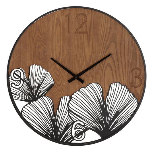 OROLOGIO DA MURO SUPER BOIS/FEUILLE CM ? 60X2