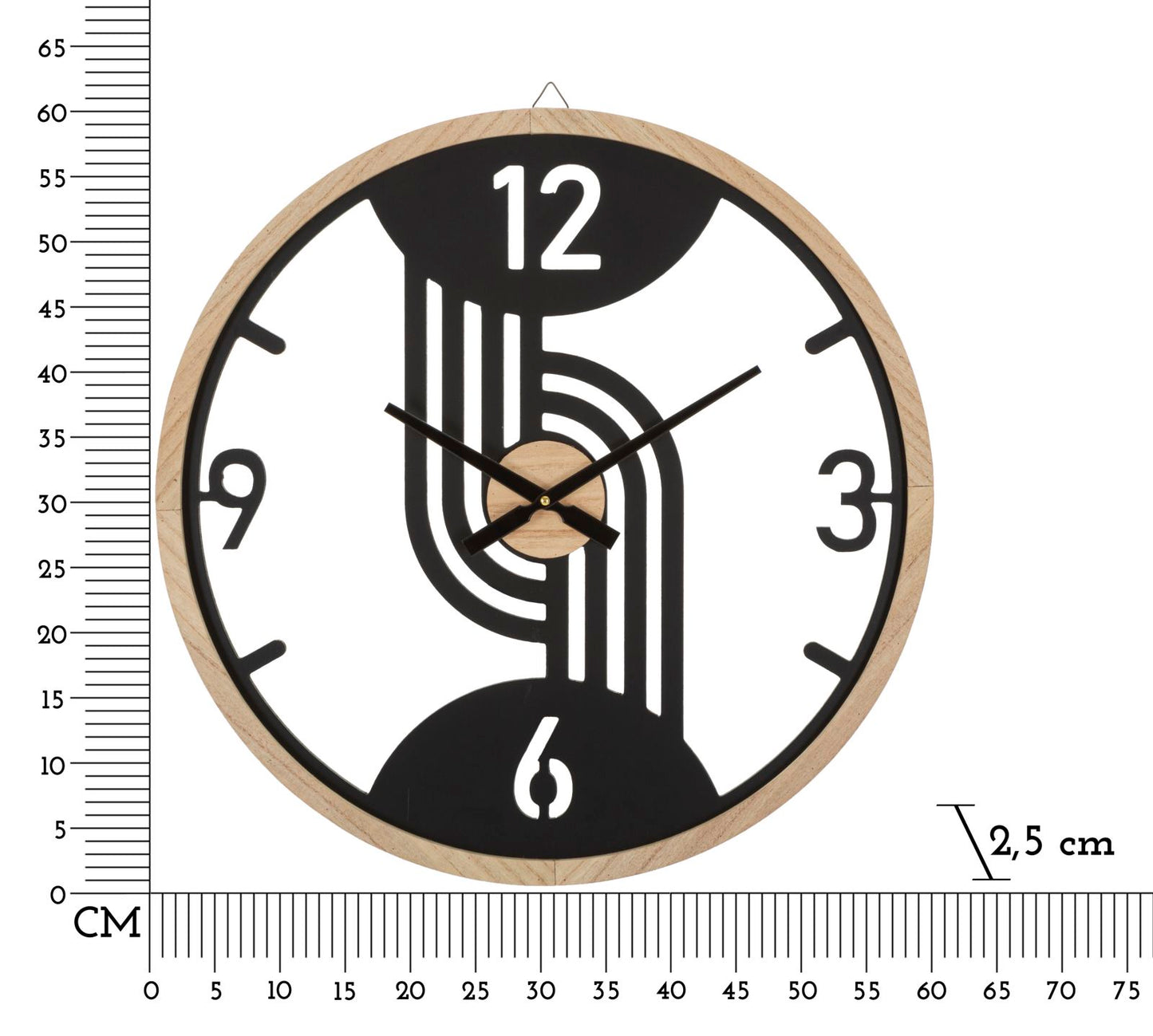OROLOGIO DA MURO CLIPS CM ? 60X2,5