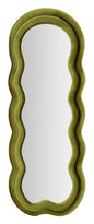 SPECCHIO DA MURO MIKI VELLUTO VERDE CM 60X4X160
