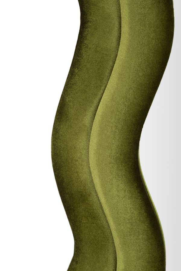 SPECCHIO DA MURO MIKI VELLUTO VERDE CM 60X4X160
