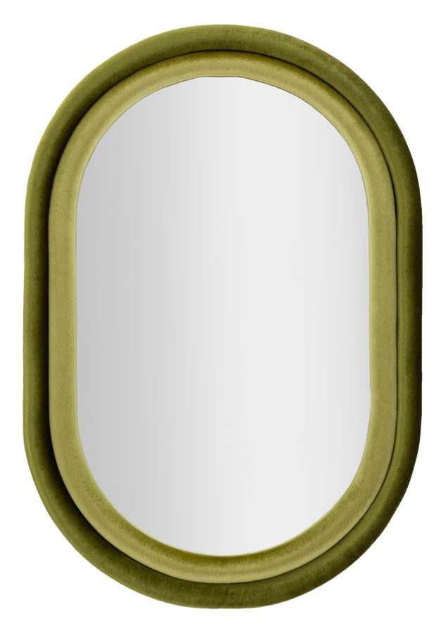 SPECCHIO DA MUTO ANTONY VELLUTO VERDE CM 60X4X90