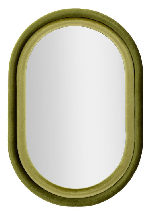 SPECCHIO DA MUTO ANTONY VELLUTO VERDE CM 60X4X90