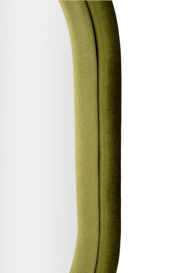 SPECCHIO DA MUTO ANTONY VELLUTO VERDE CM 60X4X90