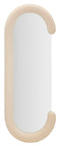 SPECCHIO DA MURO CHANTAL VELLUTO CREMA CM 60X7X160