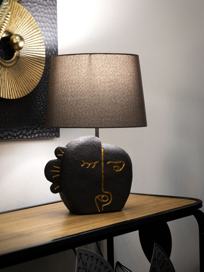 LAMPADA DA TAVOLO TRIBAL -B- CM? 27,5X39,5