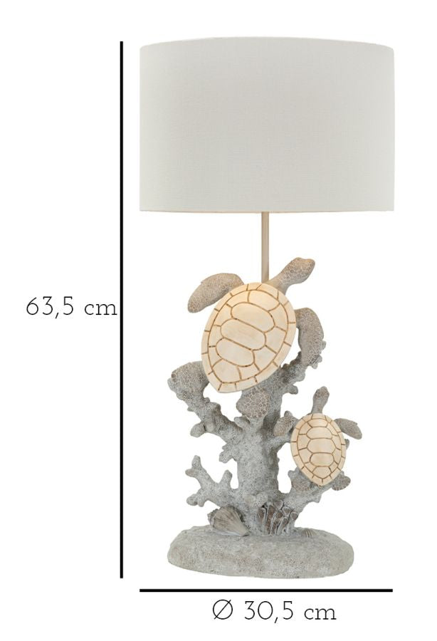 LAMPADA DA TAVOLO TARTARUGHE CM ? 30,5X63,5