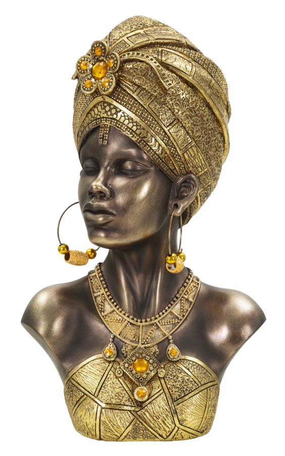 SCULTURE MUMBASA CM 21X15X34