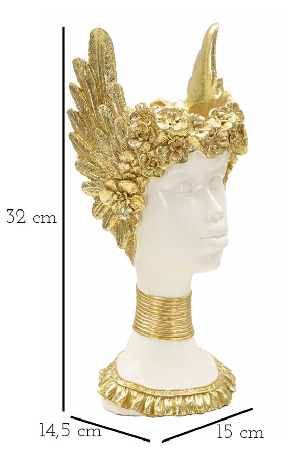 SCULTURE ATH¨¦NA CM 15X14,5X32