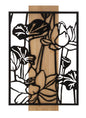 PANNELLO DA MURO LOTUS FERRO E BOIS CM 60X2X90