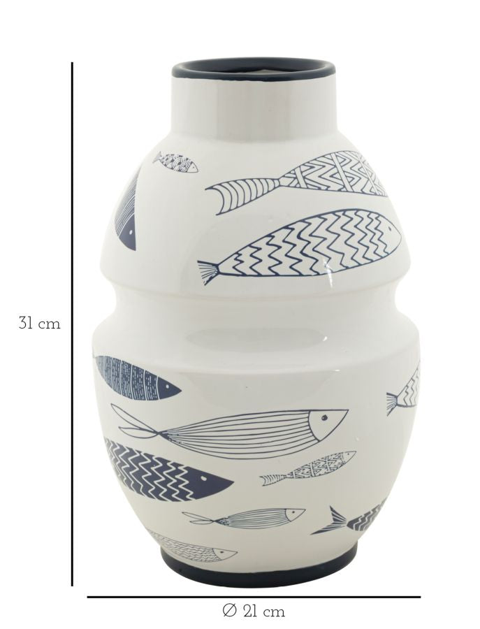 VASO CERAMICA POISSON CM ? 21X31