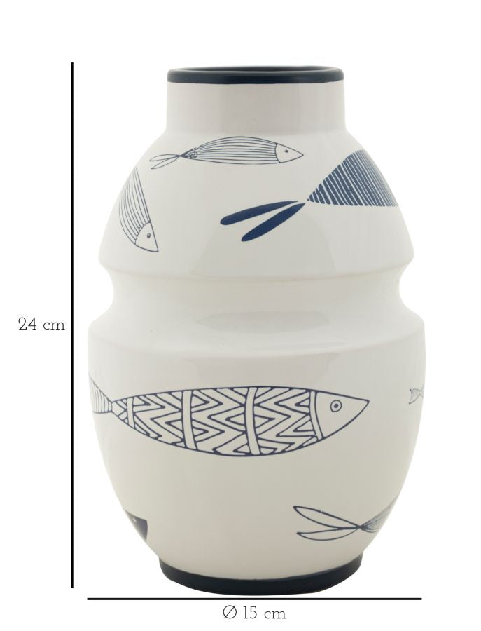 VASO CERAMICA POISSON CM ? 15X24