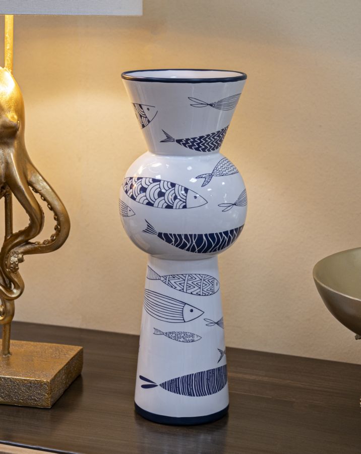 VASO CERAMICA POISSON GRAND CM ? 14X38,5