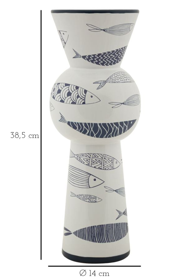 VASO CERAMICA POISSON GRAND CM ? 14X38,5