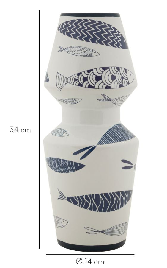 VASO CERAMICA POISSON DOUBLE CM ? 14X34