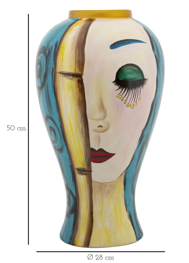 VASO CERAMICA ART VISAGE CM ? 28X50
