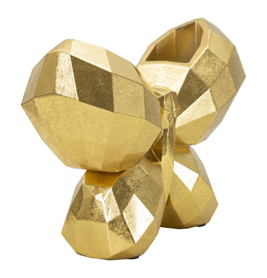 VASO PAPILLON OR CM 22,5X8X15