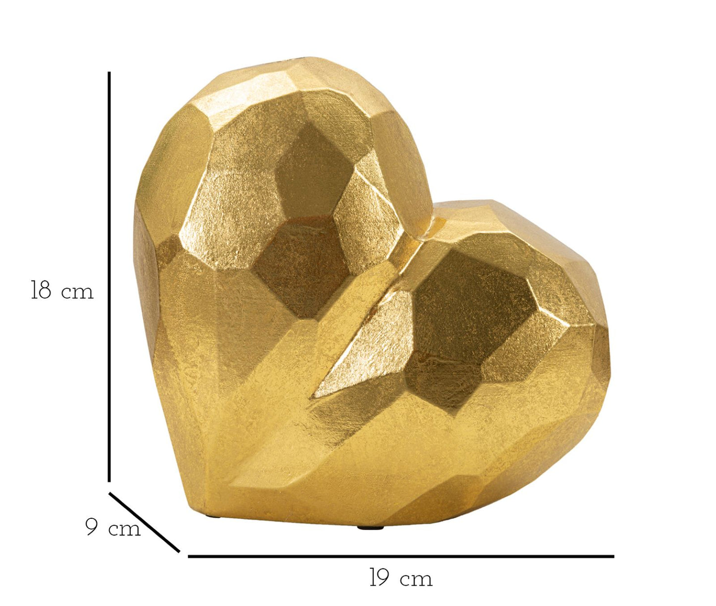 VASO COEUR OR CM 19X9X18