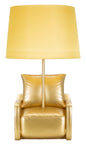 LAMPADA DA COMODINO MIDCENTURY GIALLA CM ? 26X46