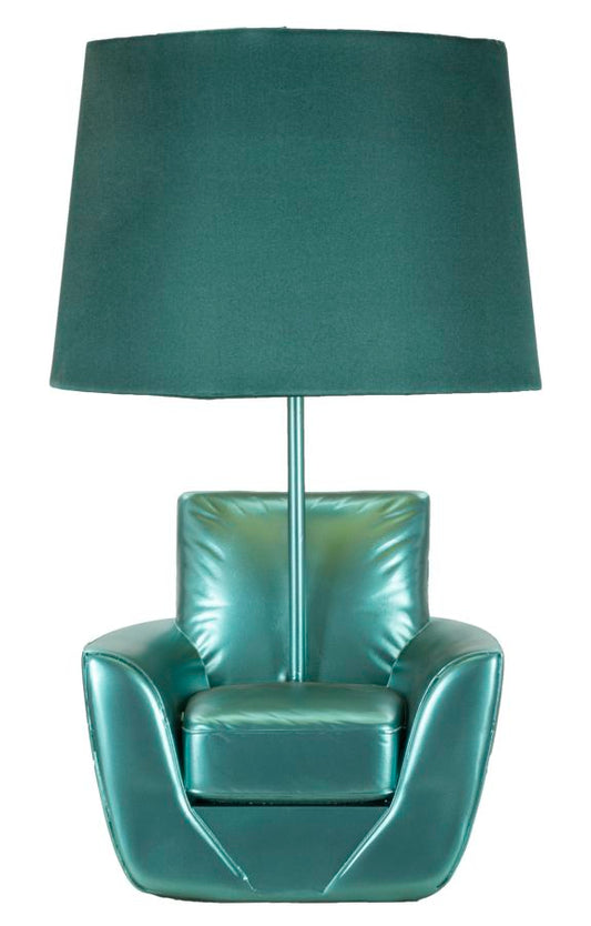 LAMPADA DA COMODINO MIDCENTURY TURCHESE CM ? 26X43