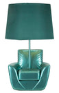 LAMPADA DA COMODINO MIDCENTURY TURCHESE CM ? 26X43