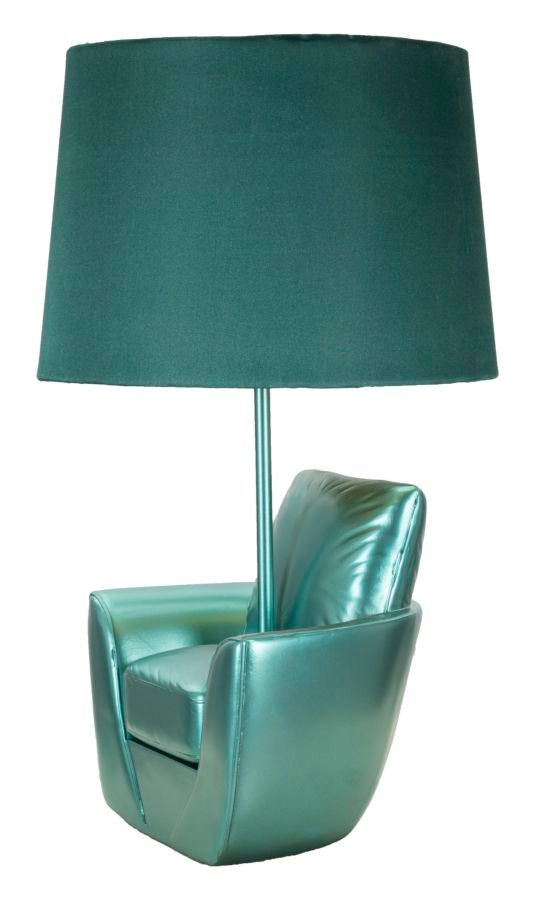 LAMPADA DA COMODINO MIDCENTURY TURCHESE CM ? 26X43