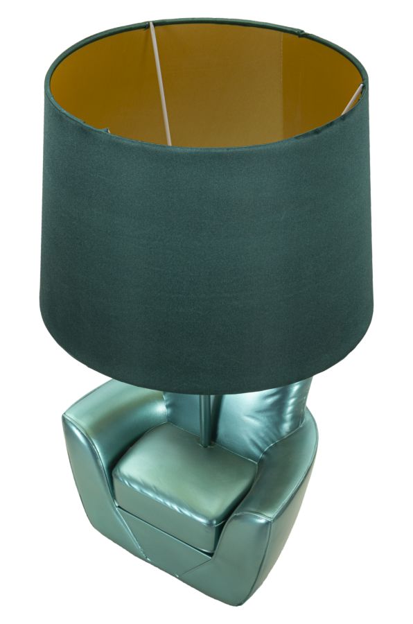 LAMPADA DA COMODINO MIDCENTURY TURCHESE CM ? 26X43