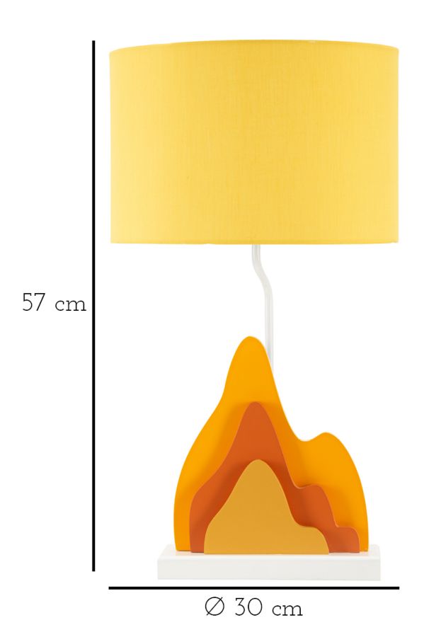 LAMPADA DA TAVOLO COULEUR -A- CM 30X57
